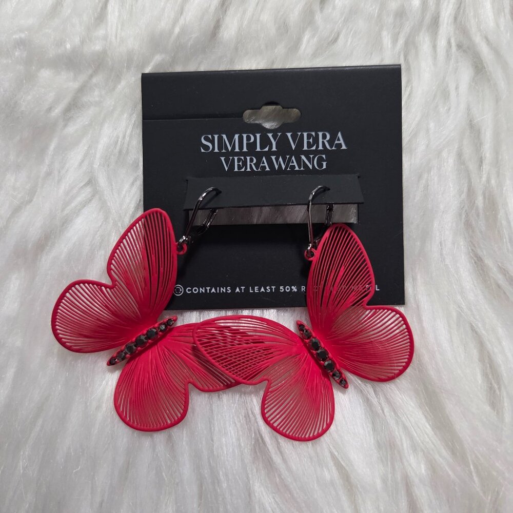 Simply Vera Vera Wang Butterfly Earrings